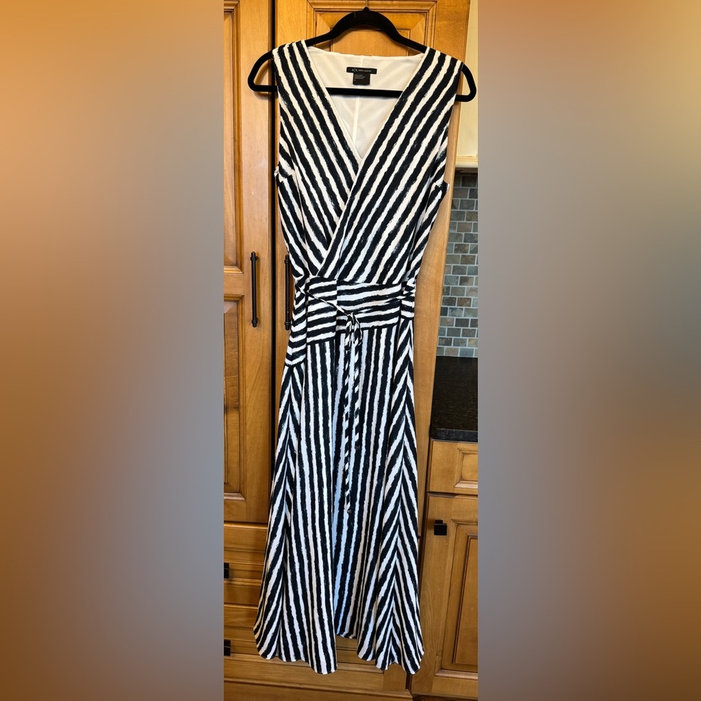 A/X Armani Exchange Navy & White Dress